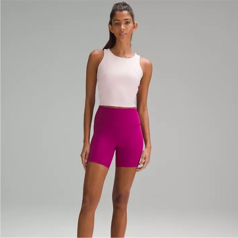 Lululemon Strawberry milkshake wunder train racer back tank